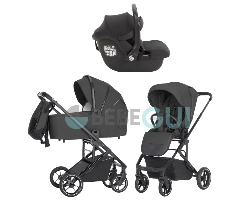 Carrello - ALFA 6507 - Graphite Grey + Carrello - AMMONITE 8801 - Black