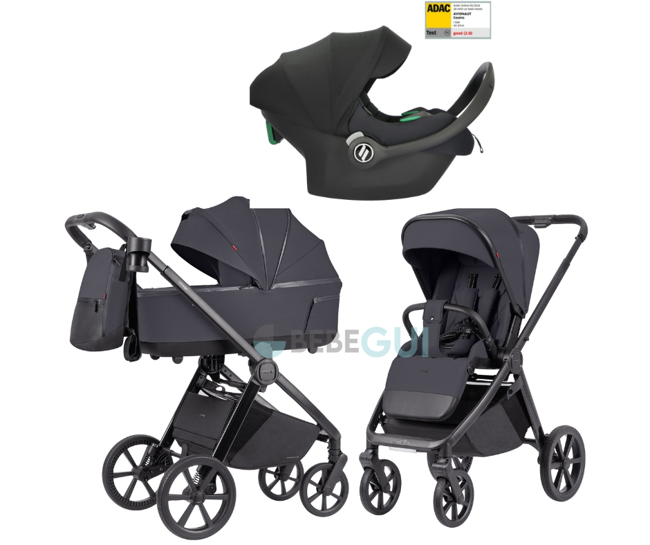 Carrello - OMEGA PLUS 6540/1 - Meteor Grey  + Avionaut - COSMO SMART 2.0 - Black