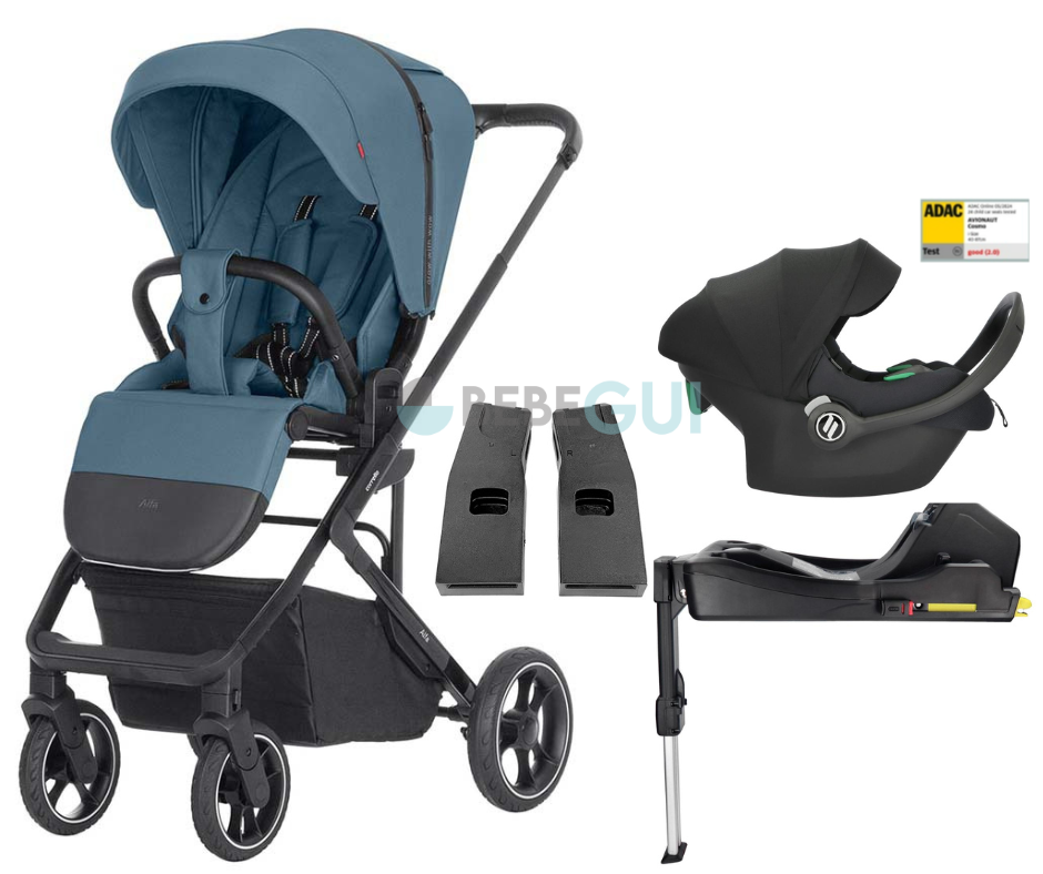 Carrello - ALFA 5508 (2024)- Indigo + Avionaut - COSMO SMART 2.0 - Black+ Avionaut - BASE DOCK 2 +  Adaptadores