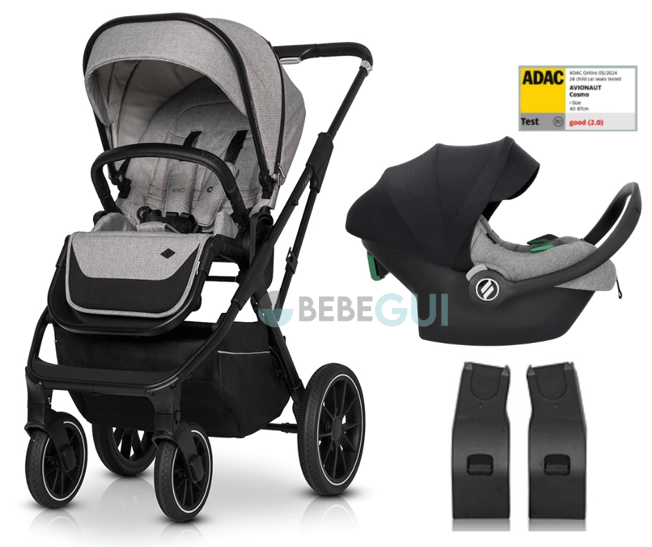 Cavoe - AXO COMFORT - Frost + Avionaut - COSMO SMART 2.0 - Grey + Adaptadores