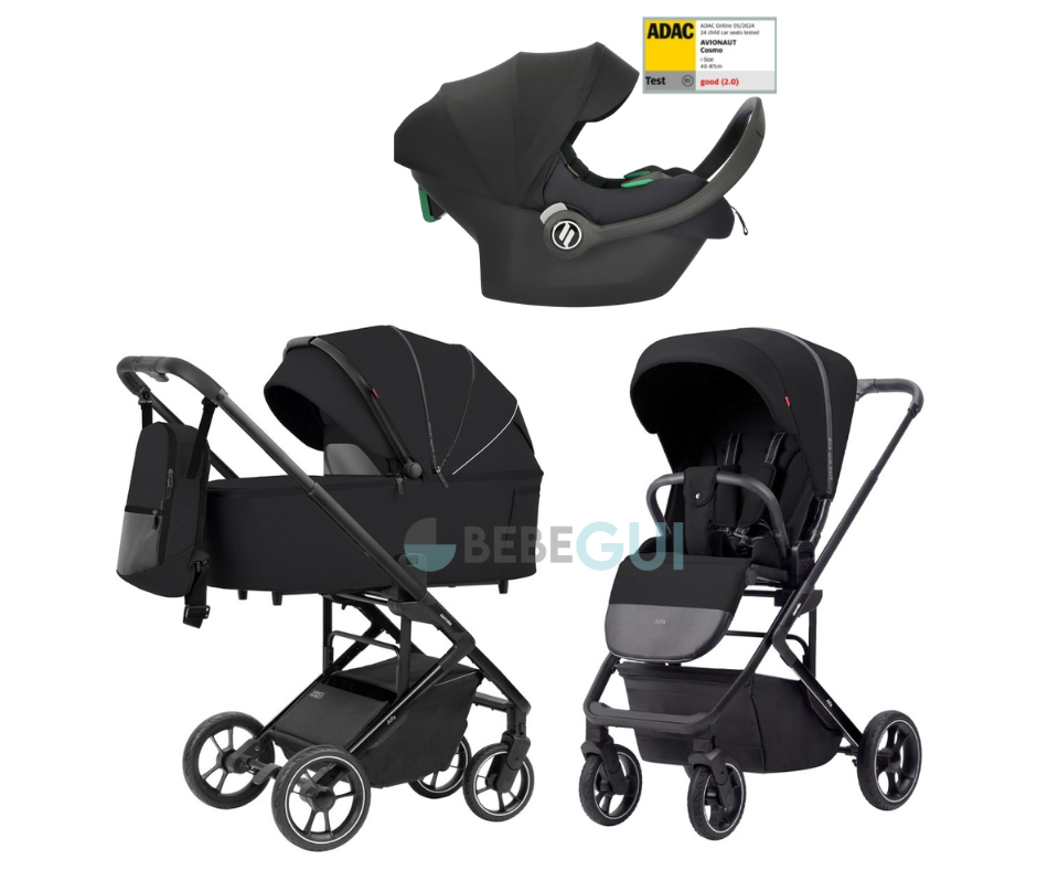 Carrello - ALFA 6507 - Midnight Black + Avionaut - COSMO SMART 2.0 - Black