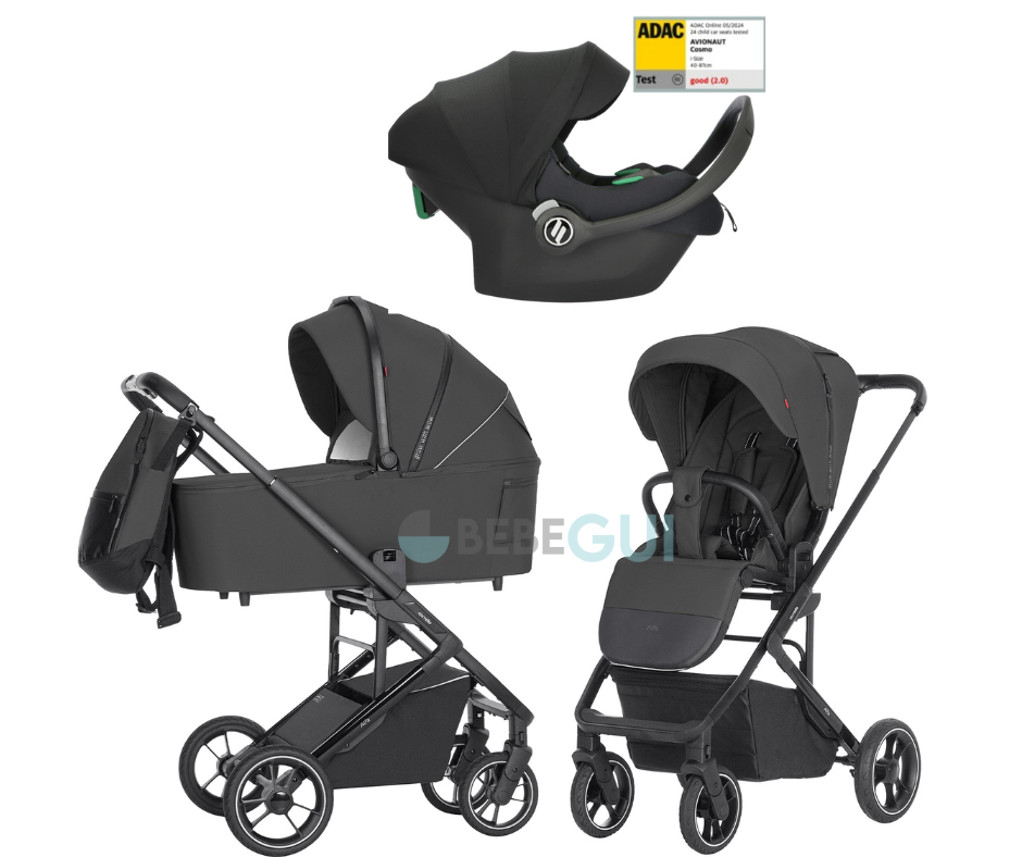 Carrello - ALFA 6507 - Graphite Grey + Avionaut - COSMO SMART 2.0 + Black