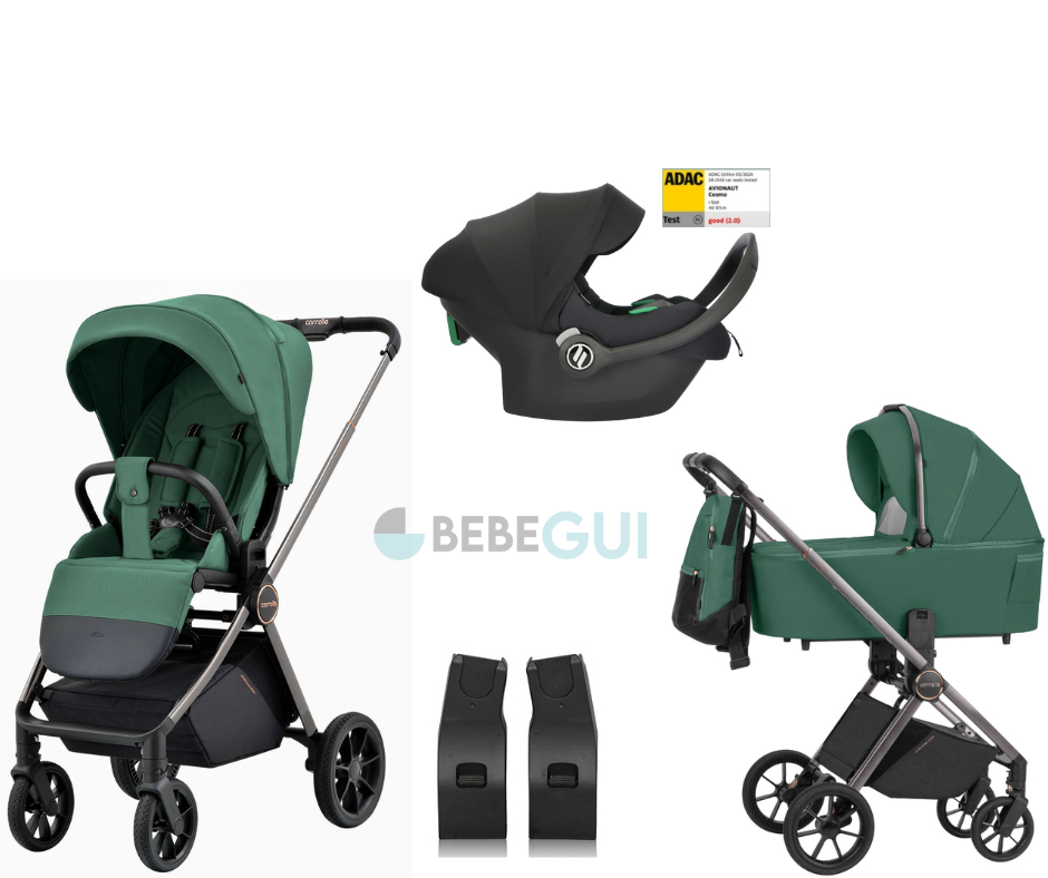 Carrello - ULTRA 6525 - Morning Green + Avionaut - COSMO SMART 2.0 - Black + Adaptadores