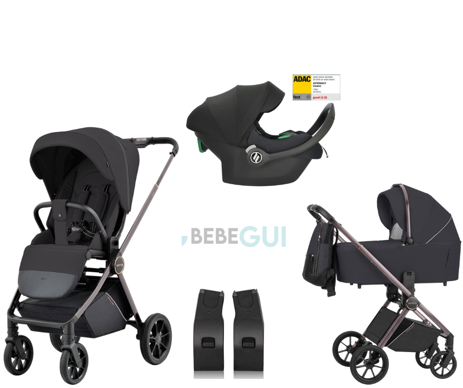 Carrello - ULTRA 6525 - Night Black + Avionaut - COSMO SMART 2.0 - Black + Adaptadores