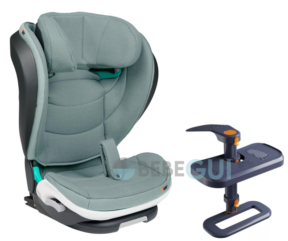 BeSafe - iZi FLEX FIX i Size - Sea Green Melange + KneeguardKids 4 - Apoio para os pés