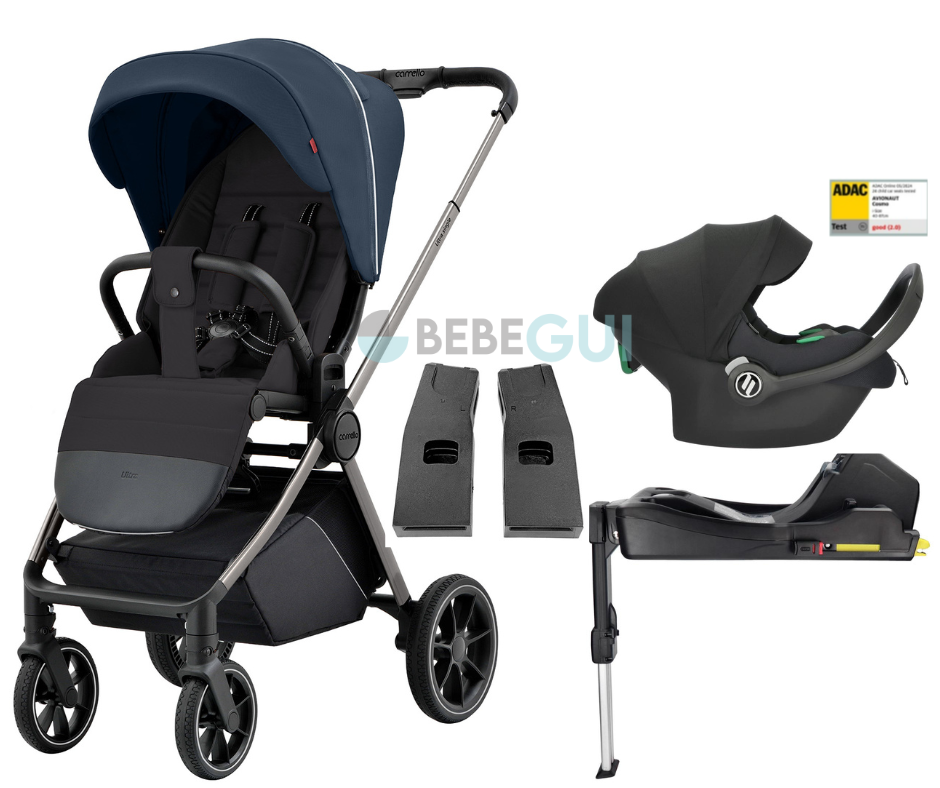 Carrello - ULTRA 5525 - Horizon Blue + Avionaut - COSMO SMART 2.0 - Black + Avionaut - BASE DOCK 2 +  Adaptadores