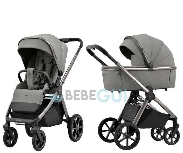 Carrello - OMEGA 6530 - Superb Grey + Avionaut - COSMO - Black + Adaptadores - Bebegui - Cadeiras Auto e Carrinhos