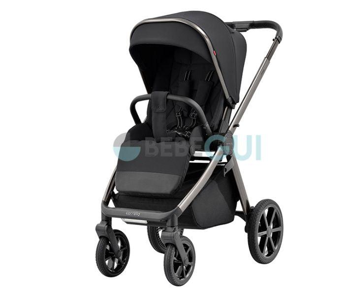 Carrello - OMEGA 6530/1 - Absolut Black + Avionaut - COSMO - Black + Adaptadores - Bebegui - Cadeiras Auto e Carrinhos