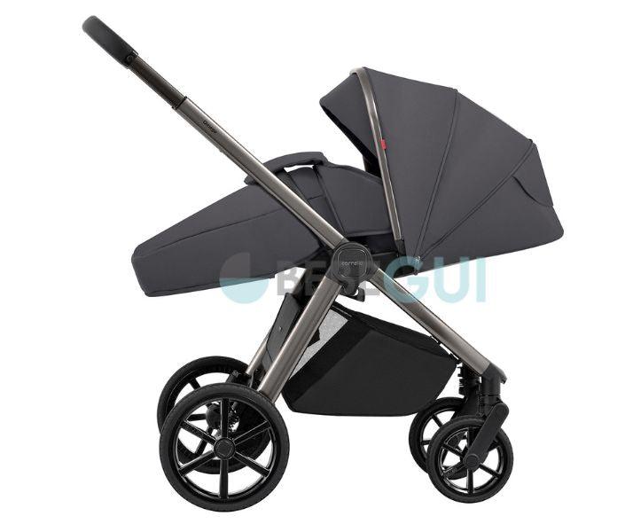 Carrello - OMEGA 6530/1 - Excelente Grey + Avionaut - COSMO - Black + Adaptadores - Bebegui - Cadeiras Auto e Carrinhos