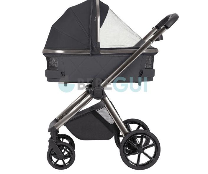 Carrello - OMEGA 6530/1 - Excelente Grey + Avionaut - COSMO - Black + Adaptadores - Bebegui - Cadeiras Auto e Carrinhos