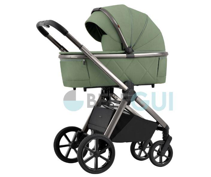 Carrello - OMEGA 6530/1 - Perfect Green + Avionaut - Cosmo - Black + Adaptadores - Bebegui - Cadeiras Auto e Carrinhos