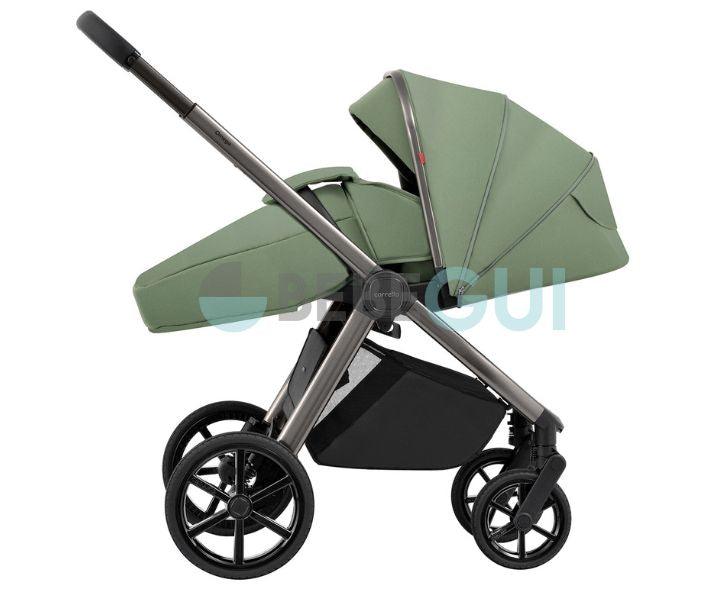 Carrello - OMEGA 6530/1 - Perfect Green + Avionaut - Cosmo - Black + Adaptadores - Bebegui - Cadeiras Auto e Carrinhos