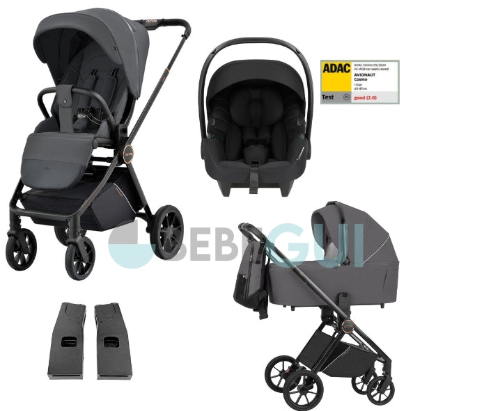 Carrello - ULTRA - Sonic Grey + Avionaut  - Cosmo - Black + Adaptadores